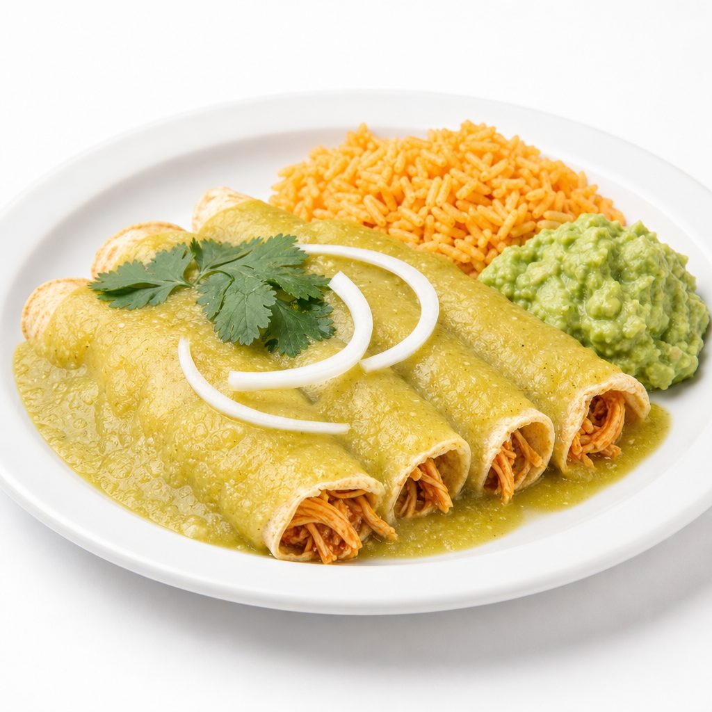 Enchiladas Verdes.