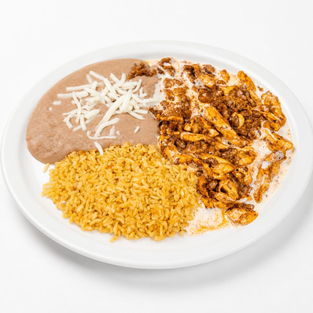 Chori Pollo / Chicken and Sausage.