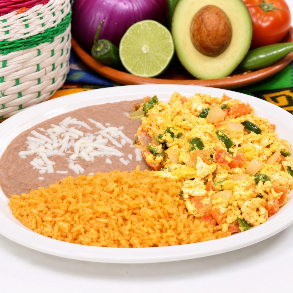 Huevos a La Mexicana.