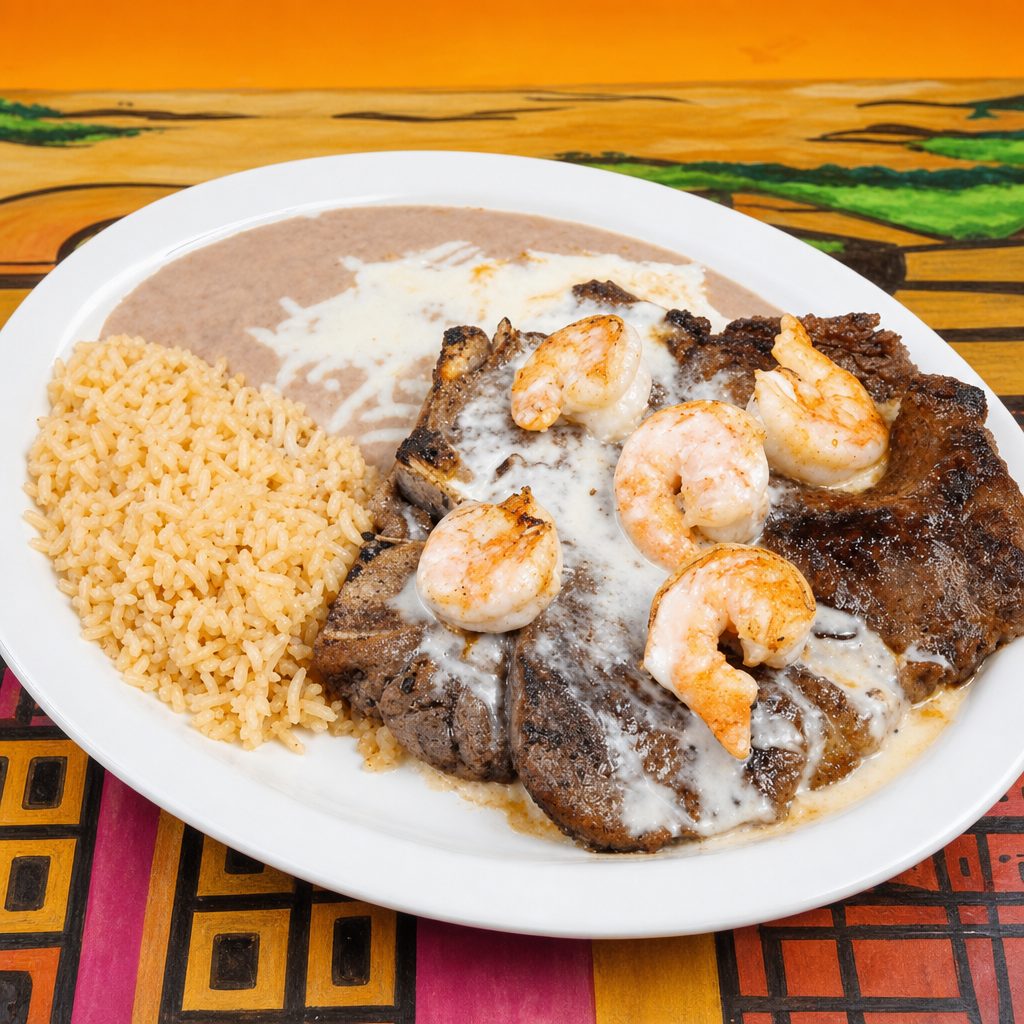 Steak & Shrimp.