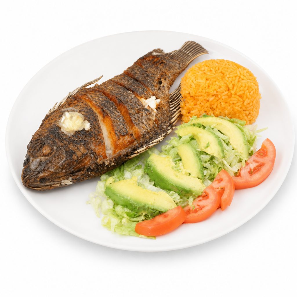 Mojarra Frita / Fried Sea Bream.