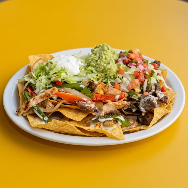 Super Nachos Shrimp.