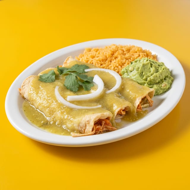 Enchiladas Verdes.